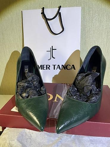 kemal tanca: Tuflilər, Ölçü: 38, rəng - Yaşıl, Yeni — 2