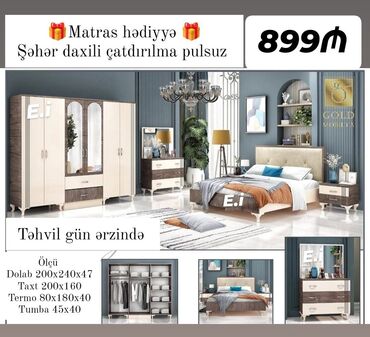 спални мебеллар: İkinəfərlik çarpayı, Yeni