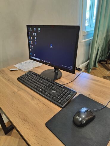 клавиатура с мышкой: Компьютер, ядер - 4, ОЗУ 4 ГБ, Для несложных задач, Б/у, Intel Celeron, HDD