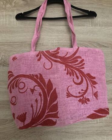 pink torba: Potpuno nova, nekorišćena torba za plažu. Dimenzije su 40x30, ima