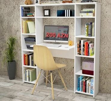 Uşaq masaları: Oğlan və qız üçün, Yeni, Siyirməli, Yazı masası, Stulsuz — 2