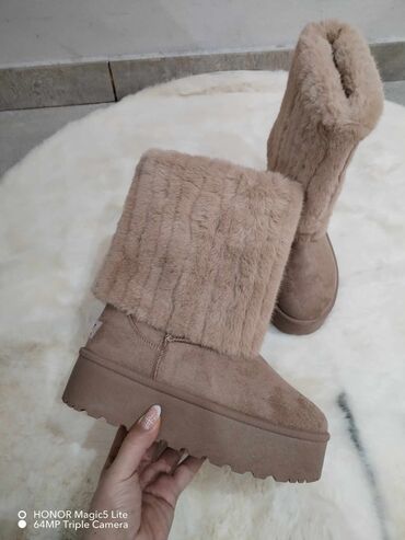 bež salonke: Ugg boots, color - Beige