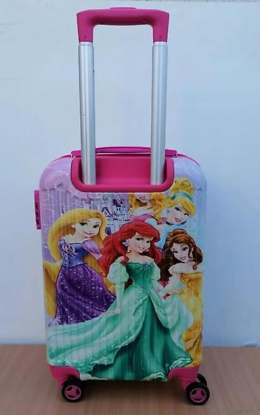 Rančevi, torbe i koferi: Dečiji kofer sa motivom Disney princeza - Tvrda školjka sa sjajnim — 8