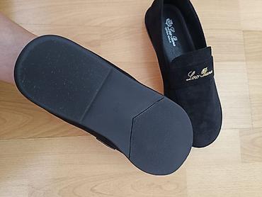 loro piana: Loro Piana “Open Walk” mokasinləri - Rəng: qara - Material: zamşa — 3