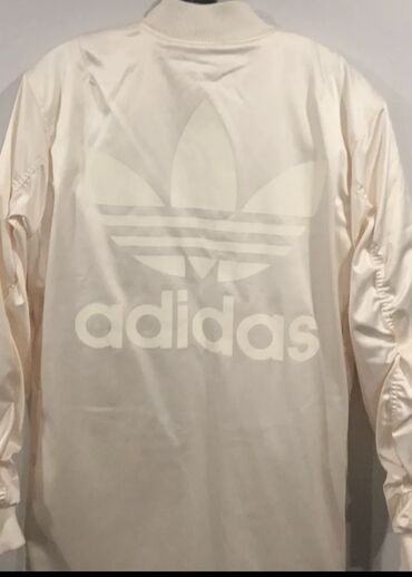 adidas куртка зимняя: Куртка L (EU 40), цвет - Бежевый