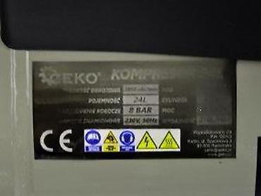 Kompresori za vazduh: GEKO uljni kompresor – prenosivi, horizontalni - Zapremina — 14