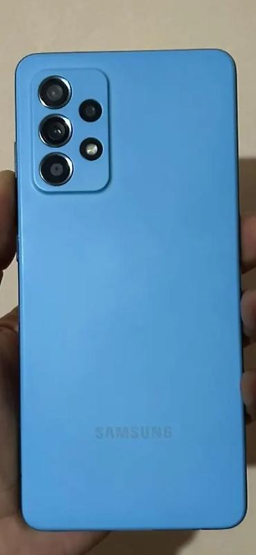 lalafo dinamikler: Samsung Galaxy A52, 128 GB, rəng - Mavi, Barmaq izi — 1