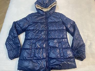 tuklu kurtka: Uşaq qış gödəkçəsi – United Colors of Benetton - Rəng: tünd göy - — 2