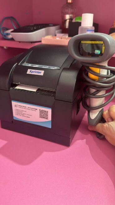 Kompüter ehtiyyat hissələri: Xprinter və Barkod oxuducu satılır. Tam işlək vəziyyətdədir hər ikisi