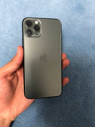 Apple iPhone: IPhone 11 Pro, 64 ГБ, Alpine Green, Защитное стекло, 74 %