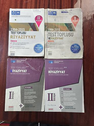 Kitablar və jurnallar: Riyaziyyat üzrə “Test Toplusu” kitabları paketi Məhsulun tərkibi: - — 1