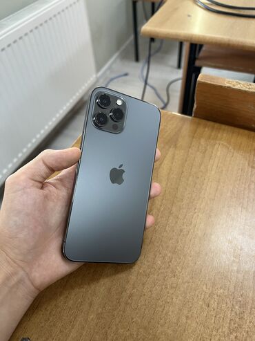 Apple iPhone: IPhone 12 Pro Max, 256 ГБ, Natural Titanium, С документами, Гарантия, Face ID