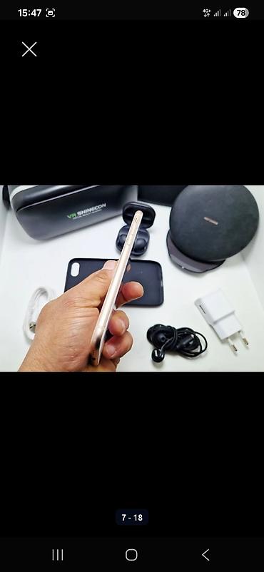 Apple iPhone: IPhone 8, Б/у, 256 ГБ, Золотой, Наушники, 100 % — 4