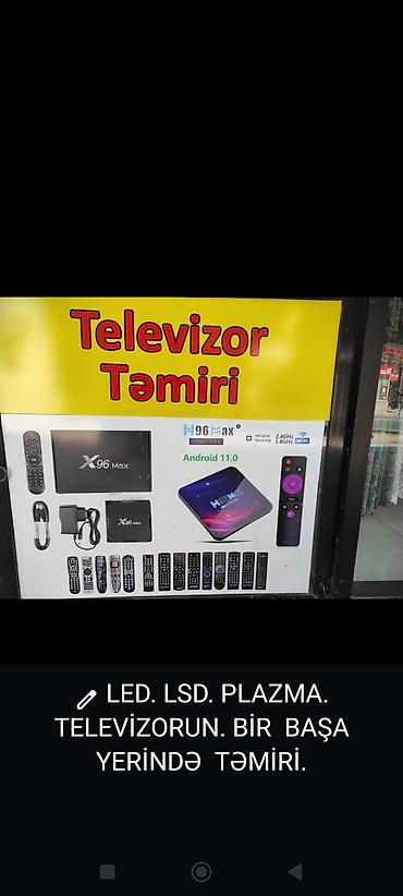 Televizor təmiri xidməti - LED, LCD və Plazma televizorların