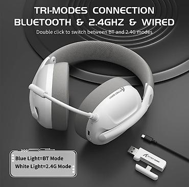 bluetooth: 🎧 Attack Shark L80 Gaming Headset 🎮 Oyun həvəskarları üçün rahat və — 2