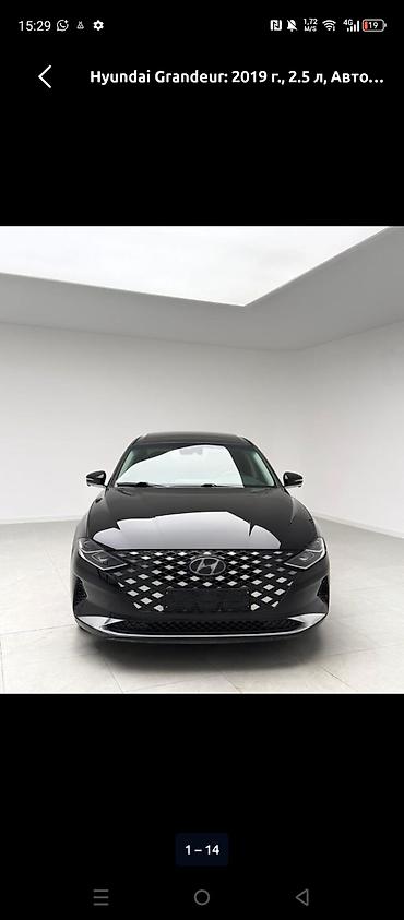 gra: Hyundai Grandeur: 2019 г., 2.5 л, Автомат, Бензин, Седан — 2