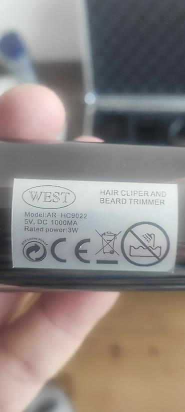 maşınka: WEST AR-HC9022 saç kəsmə və saqqal trimmeri – portativ alüminium — 4