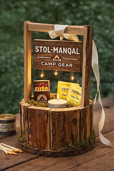 dos eti: Premium Camping Stol-Manqal - 2-si 1-də həll: geniş piknik stolu və — 4