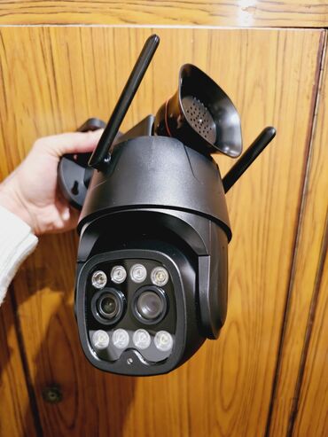 360 kamera az: 64gb yaddaş kart hədiyyə kamera wifi 360° smart kamera 3mp full hd