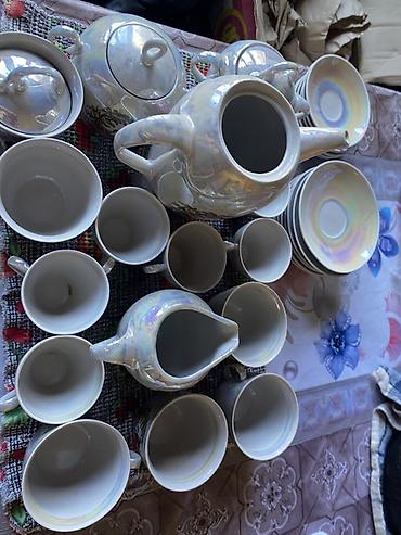 çay servis: Çay dəsti, rəng - Ağ, Farfor, 12 nəfərlik — 3