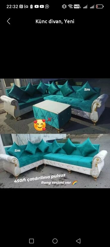 Divanlar: Künc divan, Yeni, Açılmayan, Bazasız, Ünvana pulsuz çatdırılma -da lalafo.az — 3 Divanlar: Künc divan, Yeni, Açılmayan, Bazasız, Ünvana pulsuz çatdırılma — 3