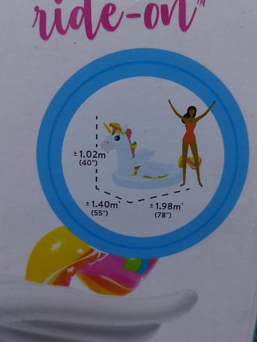 надувной кресло: Надувной плот Intex Sand & Summer Enchanted Unicorn Ride-On. - — 2