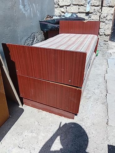 Кровати: İki dənə çarpayı - Material: ağac əsaslı, qəhvəyi laminat örtüklü — 3