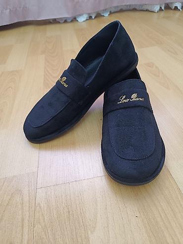 loro piana: Loro Piana “Open Walk” mokasinləri - Rəng: qara - Material: zamşa — 6