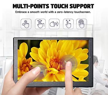 hdmi kabel mini: Yanlız Whatssap yazın LESOWN 5" Mini TFT LCD IPS Sensorlu Ekran - — 3
