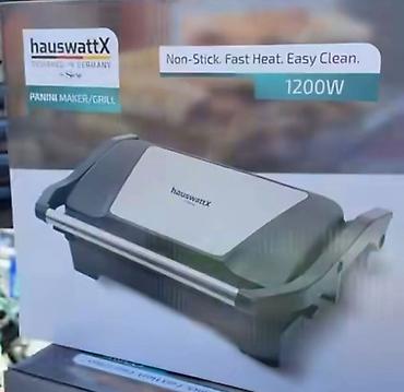 rx 580: HauswattX panini maker/grill – dizajniran u Nemačkoj. - Snaga: 1200 W — 1