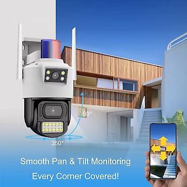 3d gozluk: 4G sim kartli 2 linzli küçə kamerası (4mp) APP: V380 Pro System — 2