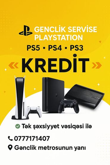 playstation 4 nece manatdir: Kredit tək şəxsiyyət vəsiqəsi ile