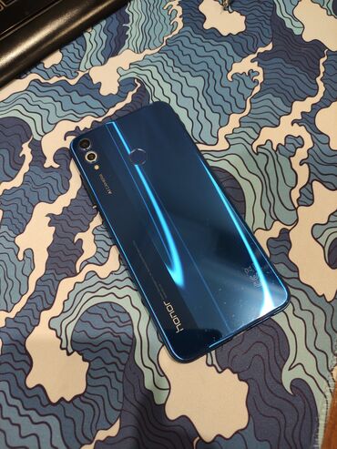 моторола телефон: Honor 8 Pro, Б/у, 64 ГБ, цвет - Синий, 2 SIM