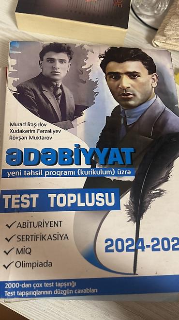 Testlər: Ədəbiyyat – yeni təhsil proqramı (kurikulum) üzrə TEST TOPLUSU — 1