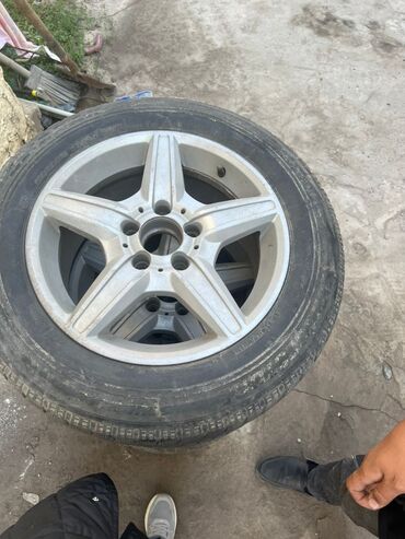 16 диска спринтер: Дөңгөлөктөр монтажда 215 / 60 / R 16, Кыш, Колдонулган, Комплект, Жеңил унаалар, Куйма, тешиктери - 5
