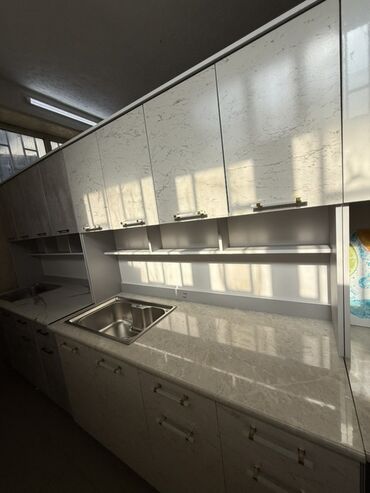 Кухонные гарнитуры: Кухонный гарнитур, Новый, цвет - Белый, Бесплатная доставка — 8