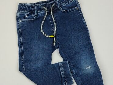 trencz jesienny: Spodnie jeansowe, Coccodrillo, 2-3 lat, 92/98, stan - Zadowalający