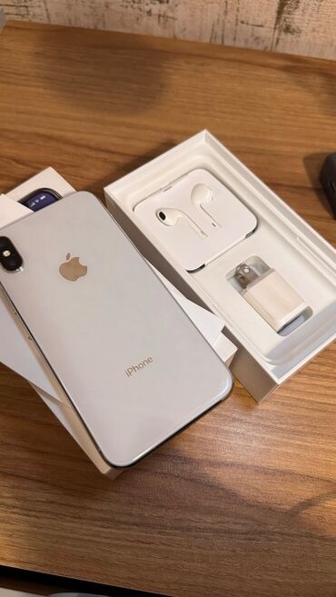 iphone islenmis: IPhone X, 64 GB, Ağ