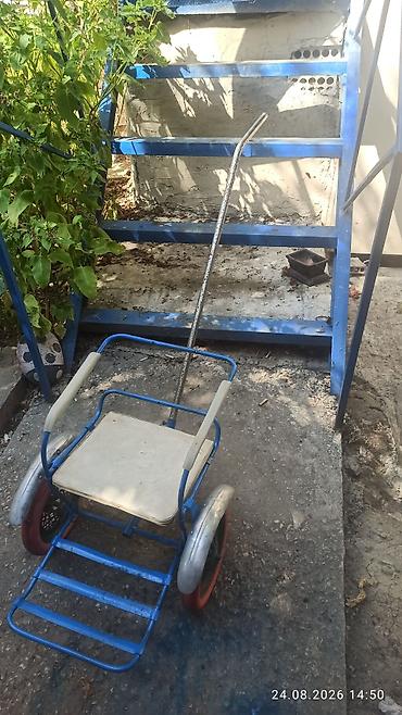 Gəzinti arabaları: Uşaq üçün metal arabacıq (itamperli itələmə taxtalı) - Konstruksiya — 3