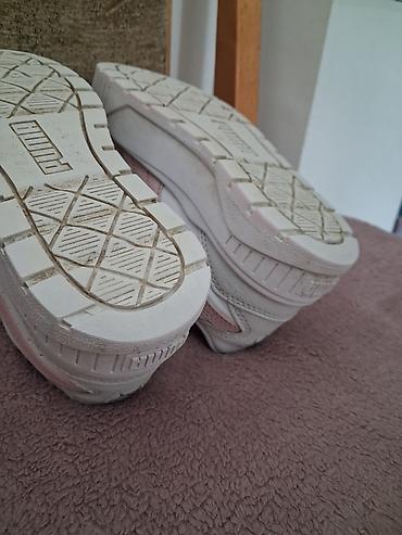 gazelle patike: Puma dečije patike – koža/sintetika, bela boja sa puder‑roze Puma — 9