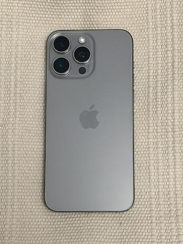iphone 5sе: IPhone 15 Pro Max, Б/у, 512 ГБ, Natural Titanium, Коробка, 85 % — 1