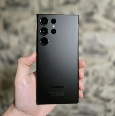 ноутбук прадажа: Samsung Galaxy S23 Ultra, Колдонулган, 512 ГБ, түсү - Кара, 1 SIM, eSIM