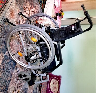 Инвалидные коляски: Коляска Б/У
Состояние 💯✅
Производство Россия
Цена 35.000 сом