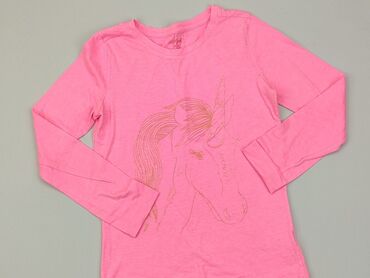 neonowa różowa bluzka: Bluzka, 12 lat, 146-152 cm, stan - Dobry