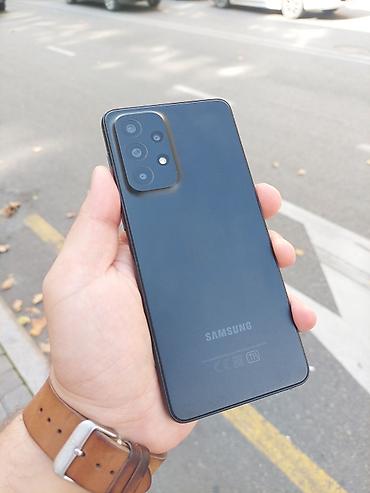 sam agac: Samsung Galaxy A33, 128 GB, rəng - Qara, İki sim kartlı, Face ID, Sənədlərlə — 1