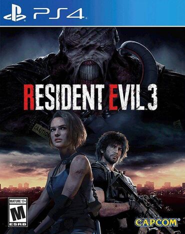 игры на psp: Оригинальный диск!!! Resident Evil 3 для PlayStation 4 - это