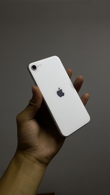 самые красивые телефонные номера: IPhone SE 2020, Колдонулган, 64 ГБ, White Titanium, Каптама, 100 %