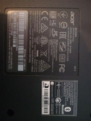 macbook pro 2017 i5: Acer EX2519 seriyalı noutbuk - Model: Acer EX2519 series (Model No — 1