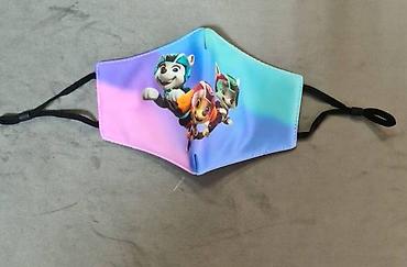 Маски медицинские: Детская мультяшная многоразовая маска ручной работы