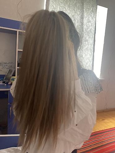 sac bantları: Süni saç quyruğu – klipslə bərkidilən model - Tip: Saç əlavəsi/quyruq — 1